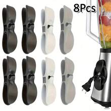 2/3/4/6/8Pcs Power Cord Organizer, Wall Power Cord Adhesive Fixing Clips, Kitchen Storage Cord Organizer, Home Appliance Cord Winder - Black - View 21