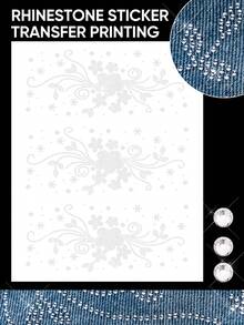 12PCS Jasmine Flower Rhinestone Iron-On Patch Iridescent Lace Applique For DIY Clothing, Jackets, Dresses & Gymnastics Wear - SG-125 - View 9