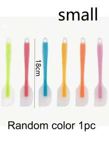 5pcs Macaron Color Silicone Scraper Set, High Performance Multi-Color Spatula Large Pack, Minimalist Non-Stick Baking Tools, Multi-Functional Kitchen Use - Multicolor - View 11