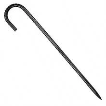 16-Inch 24 Pack Rebar Stakes Heavy Duty J Hook Galvanized Steel Ground Anchors-XY493642 - Default - View 7