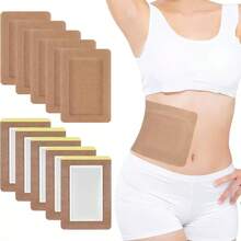 50/30/10/1pc Castor Oil Patch For Belly Button, Disposable Castor Oil Compress, Leak-Proof Belly Button Patch Cover, Portable, Breathable And Skin-Friendly - View 9