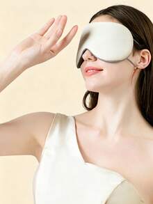 1 buah Masker Tidur Penghalang Cahaya Abu-abu/Merah Muda/Hitam/Hijau/Merah Muda Grosir, Masker Mata Sutra Es Dua Sisi yang Sejuk dan Bernapas, Model Gantung Telinga untuk Tidur Siang, Masker Pelindung Mata yang Dapat Disesuaikan - Beraneka warna - View 1