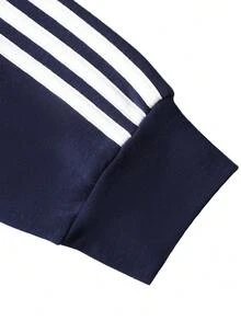 Adidas 男士 SQ25 SW CREW 針織運動衫 無帽款 JM3547 - 藍色 - 查看 6