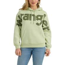 Wrangler Women's Retro Logo Hoodie Variant 4 - Green - View 1