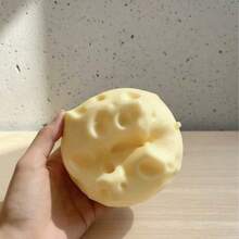 Jumbo Cheese Cube Stress Ball Big Cheese Shapeable Squeeze Ball Non-Bounce Fidget Toy ASMR Sensory Anti-Stress Christmas Gift - Multicolor - View 8