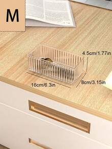 10/9/7/6/4/1 Pc Clear Cosmetic Drawer Organizer, For Vanity, With 5 Different Sizes Clear Plastic Drawer Organizers, Makeup Display Case, Classified Storage Container, Suitable For Placement On Dressing Tables, - Transparent - View 7