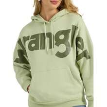 Wrangler Women's Retro Logo Hoodie Variant 4 - Green - View 3