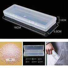LANDOT Kaychan1 Alat Pengaplikasi Rhinestone - Gagang Akrilik, Pena Lilin Dua Ujung, Alat Seni Kuku DIY dengan 4 Ujung Lilin Tambahan dan 1 Pinset (Putih) - Putih - View 6