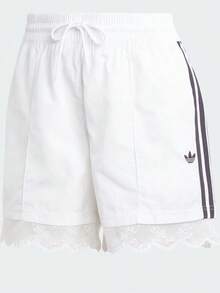 Adidas Originals 女款 3 STRIPE SHORT 梭織短褲 IL2420 - 白色 - 查看 2