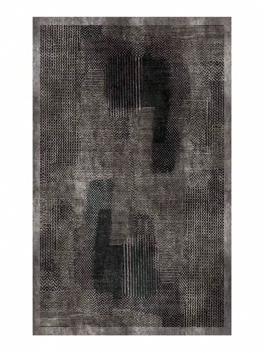 Washable Modern Rugs – Contemporary Designs For Stylish Homes - Perfect For Living Room, Bedroom, Hallway, Kitchen - Indoor And Outdoor Carpet | Non-Slip Backing - Rust Brown - View 1