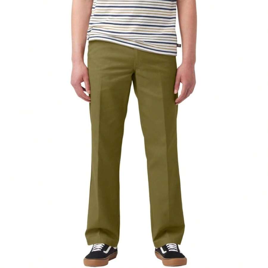 Dickies Men's Skateboarding Regular Fit Twill Pants Variant 13 - 綠色苔蘚 - 查看 1