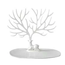 Creative Deer-Shaped Desktop Jewelry Organizer Stand, Earring, Necklace Hanging Rack, Jewelry Storage Display & Organizer Rack - Multicolor - View 5