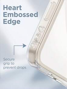 側心形手機殼，適用於 iPhone 17 Pro Max 16 Pro 15 14 Plus 13 12 11 Air，適用於 Honor 600 500 300 200 100 Pro Magic 7 8 Pro，可愛糖果色軟殼 - 無色 - 查看 6