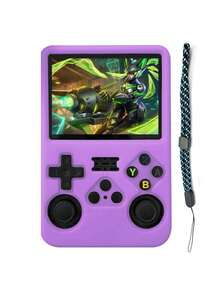 1 chiếc bao silicon mềm bảo vệ cho máy chơi game cầm tay retro R36S, chống sốc chống trầy chống rơi chống trượt, cắt chính xác cho tất cả các nút, thân thiện với da chống vân tay dễ vệ sinh, đi kèm dây đeo, nhiều màu sắc - Xem 16