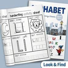 ABC Alphabet Practice Workbook - Uppercase And Lowercase Letter Tracing With Step-By-Step Stroke Guidance, Pinyin Pronunciation Practice And Picture Word Activities, Clear Writing Lines For Daily Training, Develop Writing And Literacy Skills - Alphabet Workbook - View 12