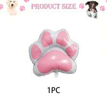 40-Inch Cream Purple Number (1-9) Aluminum Foil Balloons Set For Pet Themed Birthday Parties, Including Pink Paw-Shaped Heart Balloons, 1 Roll Of Purple Ribbons, And Inflation Straws For Pet Theme Dog Birthday Party Balloons Decorations Supplies - Purple - View 17