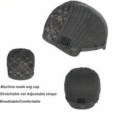 Rak bob-peruk i äkta hår med lugg för kvinnor, utan spetskant, limfri, helt maskintillverkad, Remy brasilianskt äkta hår, peruk med elastiskt nät, naturlig färg, 150 % densitet, för högtider och fest - Multifärgad - Visa 11