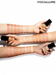 FOCALLURE 31g SPF15+PA SKIN EVOLUTION Liquid Foundation, Cakupan Penuh, Menutupi Noda, Mengoreksi Warna, Menyamarkan Pori-Pori, Pengontrol Minyak Tahan Lama, Melembapkan, Hasil Akhir Matte Alami, Makeup Tahan Air - #02 PORSELEN - View 5
