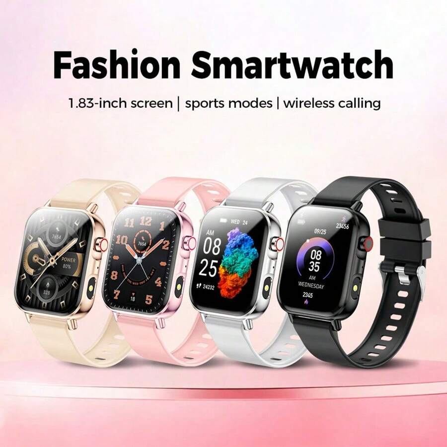 New Full Touch Smart Watch, Wireless Calling, Message Notification, Customizable Watch Face, Multi-Function Sports Wristwatch, Suitable For Men And Women, Perfect For Gifts - 查看 1