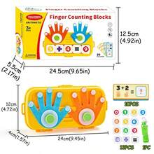 Children's Finger Arithmetic Addition And Subtraction Toys, Montessori Mathematics Enlightenment Teaching Aids, Early Education And Intelligence Games For Operations Within 10 - Multicolor - View 10