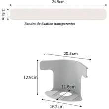 4 PCS Bed Sheet Holder, Bed Sheet Grippers, Discrete Heavy Duty Bed Sheet Tightener, Non Slip Corner Sheet Grippers Keep Sheets Firm & Tigh - Grey - View 3