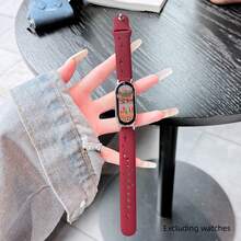 Exquisite And Gorgeous Strap Design, Multifunctional Daily Strap, Featuring Durable And Breathable Hollow Out Star Language Silicone Buckle Design, Suitable For Xiaomi Band 10/9/8 Models. Quick Release Buckle Design, Supports NFC Version Sharing, Beautiful And Elegant Strap, Smart Sports Strap Accessory For Couples - Multicolor - View 13