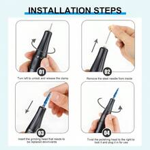 Broca Limpiadora De Cutculas De Carburo De Grano Medio De Cono Pequeo De 3/32 inch Para Taladros Elctricos De Uas: Herramienta Profesional De Manicura Para Salones De Uas Y Uso Dom - inicial - Ver 8