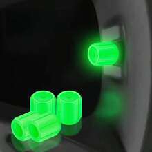 4pcs Valve Stem Caps, Enhance Visibility In Low Light Environments, Durable And Reusable, Lightweight And Portable, Effectively Improve Night Driving Safety, Stylish And Unique Car Accessories, Suitable For All Car Models - Luminous Valve Cap - View 15