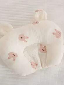 1pc Baby Head Shaping Anti-Flat Head Breathable Sweat-Absorbing All-Season U-Shaped Pillow 20*25cm - Multicolor - View 8