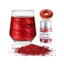 Rainbow Metallic Glitter Powder, Multi-Color Shimmer Dust For Desserts, Drinks, Cupcakes & Cookies - Multicolor - View 12