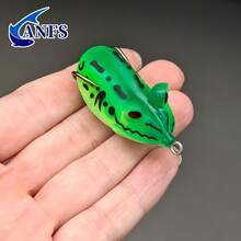 ANFS 5pcs Soft Fishing Lure, Frog Lure, Surface Fishing Bait, Cool Fishing Gift For Fishing Enthusiasts - Multicolor - View 8