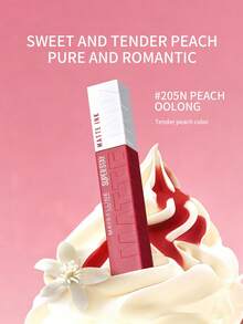 Maybelline 美寶蓮 S SUPERSTAY MAT INK 205N CN 5ML 復古玫瑰色 長效霧面唇彩 - #205N Peach Oolong - 查看 1