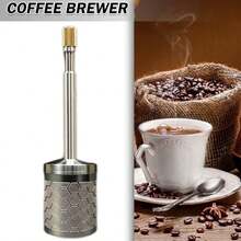 French Coffee & Tea Press Maker Stainless Steel Full Bodied Coffee Press Maker - Multicolor - View 3