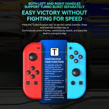 Switch Joy-Con Left & Right Wireless Game Controllers, RGB Light Wake-Up, Vibration, Colorful Lighting, Motion Sensing Bluetooth Gamepad, 3D Joystick Control, No Drift - View 11