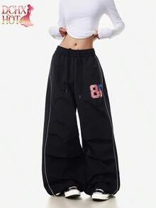 Women Sweatpants - Black - View 8