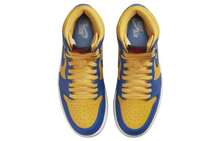 Air Jordan 1 Retro High OG 'Reverse Laney' Yellow Varsity-Maize Game-Royal Sail Black Fire-Red Sneakers Women FD2596-700 - Multicolor - View 4