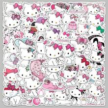 SANRIO 500張三麗鷗卡通可愛貓咪動物防水環氧樹脂貼紙，適用手機 - 彩色 - 查看 4