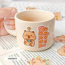 50pcs Capybara Cartoon Stickers - Cute Panda Decals For Phone, Laptop, Water Bottle And Guitar - Durable Decoration With Whimsical Designs - Sticker - View 7