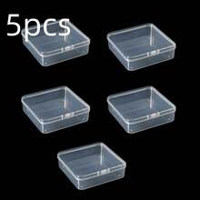 Caja de almacenamiento de plástico con rejilla de clasificación, organizador de cables, estante de almacenamiento de cables de alimentación, caja organizadora de escritorio, caja de almacenamiento de pegatinas, útiles escolares esenciales para la vuelta al colegio - Multicolor - Ver 9