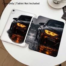 黑色跑車圖案彩繪效果平板保護殼，適用於 Matepad SE 11/MatePad 11/MatePad 11.5 2025/Pad 8/9/10/X8/X8A/X9、Xiaoxin、Apple 10代/A16 11代/Air/Pro 11及A9 - 款式2 - 查看 2