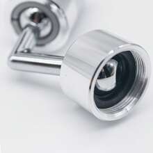 720-Degree Rotating Faucet Filter, Universal, With 2 Modes: For The Bathroom, For Rinsing Eyes, Hair And Face - Silver - View 6