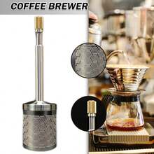 French Coffee & Tea Press Maker Stainless Steel Full Bodied Coffee Press Maker - Multicolor - View 1