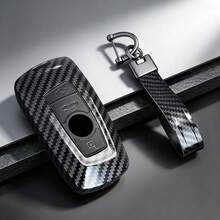ABS Carbon Fiber Car Remote Key Case Cover Fob For BMW F20 F30 G20 F31 F34 F10 G30 F11 X3 F25 X4 I3 M3 M4 1 3 5 Series Shell Accessories - Type a - View 6