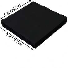 100 Pcs 3.9*3.9 /5*5Inches Fabric Squares Precut Quilting Fabric Bundles Mini White Fabrics Squares For DIY Beginners Sewing Craft For Patchwork Sewing Scrapbooking Quilting - Black and White - View 4