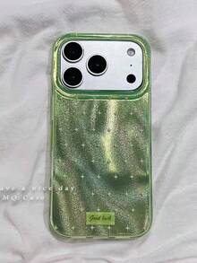 1個 Ins 星空 IMD 全包覆防震 TPU 手機殼 適用於 Apple 11 Pro Max/12 Pro Max/13 Pro Max/14 Pro Max/15 Pro Max/16 Pro Max/17 Pro Max - 綠色 - 查看 4