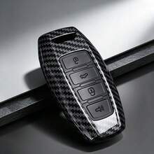 ABS Carbon Fiber Car Key Case For Great Wall Haval Jolion H6 H7 H4 H9 F5 F7 F7X F7H H2S GMW Dargo Shell Fob Keychain Holder Accessories - Type a - View 8