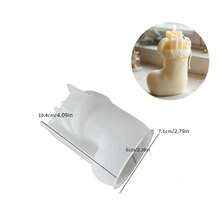 1pc Christmas Stocking Scented Candle Mold, Christmas Atmosphere Decoration Silicone Mold, Perfect For Holiday Ornament Making, Suitable For Handmade Crafts, Reusable - Christmas Stocking Mold - View 2