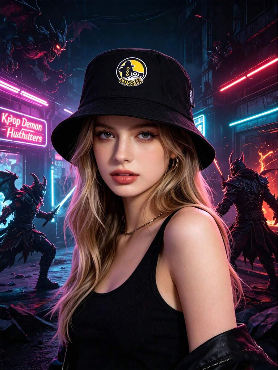 正版授權水桶帽 Derpy & Sussie 時尚粉絲禮物戶外配件 高品質 1個 Netflix - FB-CR2655 - 查看 1