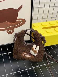Mini Bunny Tote Bag. It'S Perfect For Everyday Use, Such As Holding Coins Or Lipstick. This High-Quality Tote Bag Is Suitable For Teenagers. - Multicolor - View 4