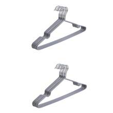 10/20/40/60/100pcs Non-Slip Dipped Hangers Morandi Soft Color Series Light Luxury Home Wardrobe Clothes Closet Organizer Storage Rack - Grey - View 19